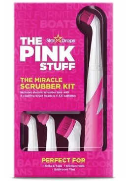 Щетка для уборки The Pink Stuff Scrubber Kit, 4 насадки
